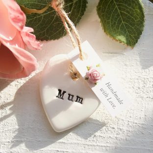 Handmade Mum Keepsake Heart for Mothers Day