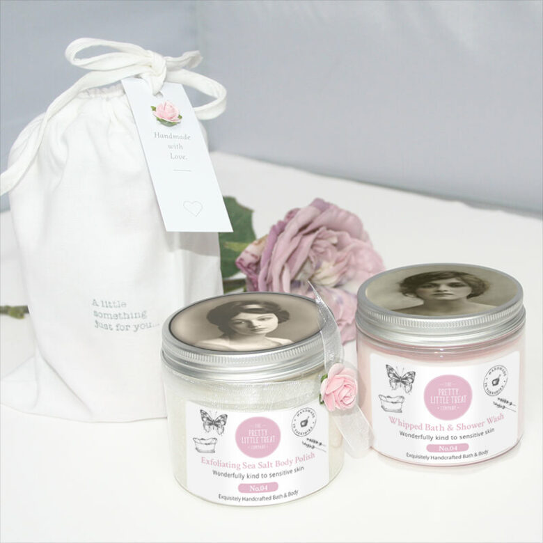 Body Wash and Polish Gift for her Pretty Little Treat Co