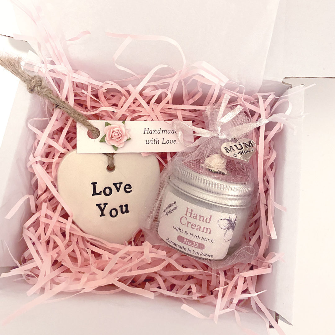 Cute Mother's Day Gift Hand Cream and Keepsake Heart